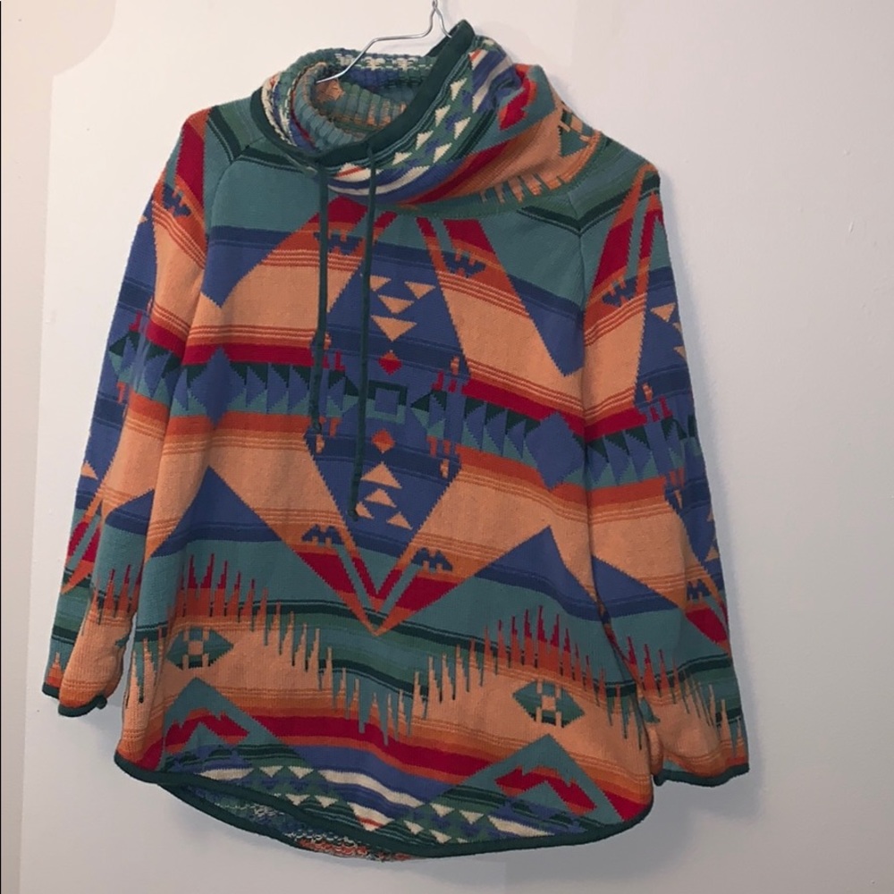 Men’s chaps tribal print sweater